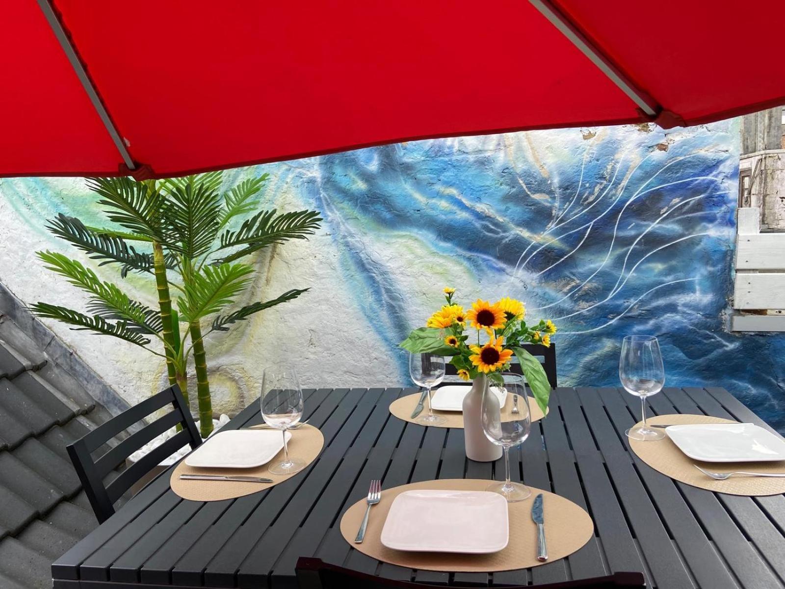 The Rooftop - A Trendy New Apartment With Airconditioning, Large Terrace & Free Parking Остенде Экстерьер фото